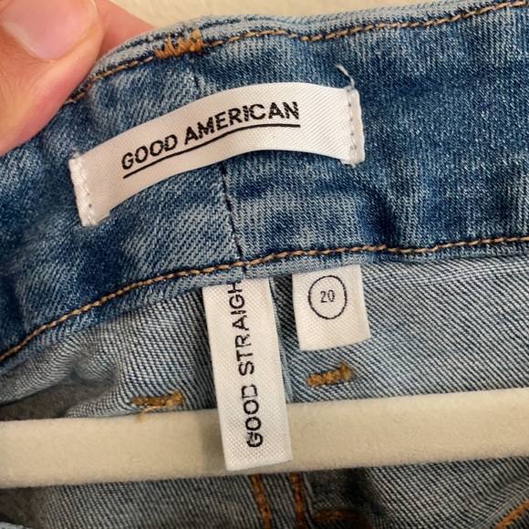Good American Straight Leg Jeans Size 20 - Picture 7 of 8